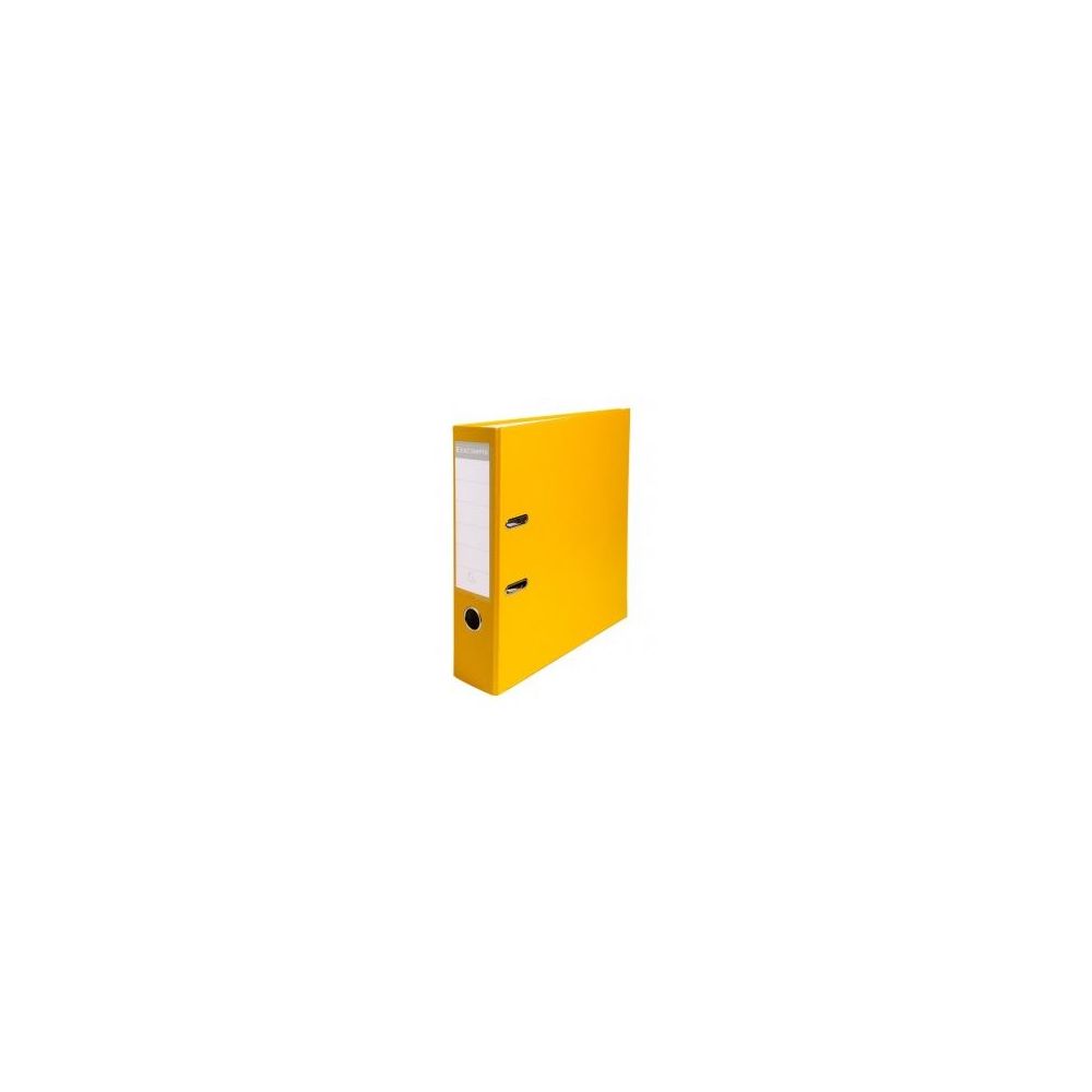 Classeur levier A4 PVC/Papier 80mm JAUNE - EXACOMPTA  //