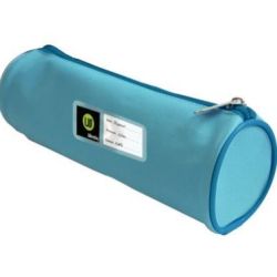 Trousse ronde polyester WONDAY - 22 x 9cm - Couleurs Assorties **