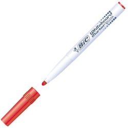 Marqueur effaç. BIC VELLEDA 1741 - Ogive Medium 1.5mm - ROUGE