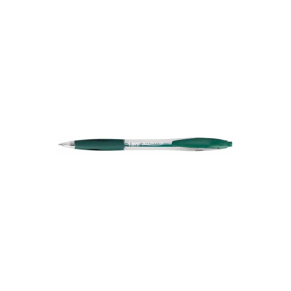 Stylo Bille BIC ATLANTIS Rétractable 1mm - VERT - Z Stylo Bille BIC ATLANTIS Rétractable 1mm - VERT - Z