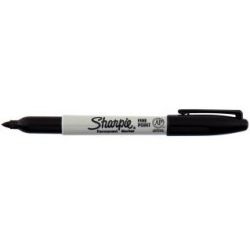 Marqueur perm. SHARPIE - Ogive - Pointe fine - NOIR