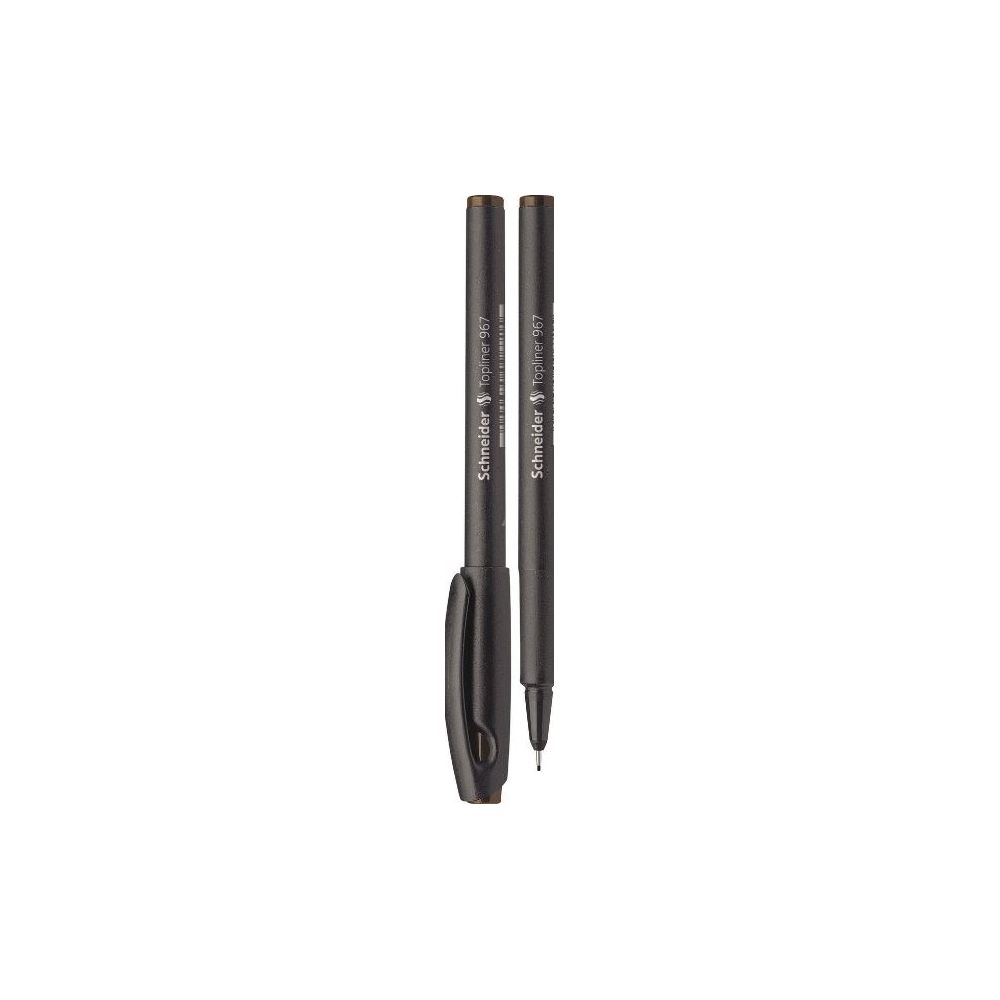 Feutre SCHNEIDER Topliner 967 - Pointe 0.4 mm - MARRON - Z Feutre SCHNEIDER Topliner 967 - Pointe 0.4 mm - MARRON - Z