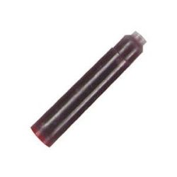 Cartouche Encre pour Stylo Plume ULMANN - ROUGE - Etui de 6 - Z
