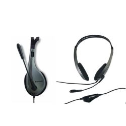 Casque micro filaire VERBATIM 41646 - double Jack - Z