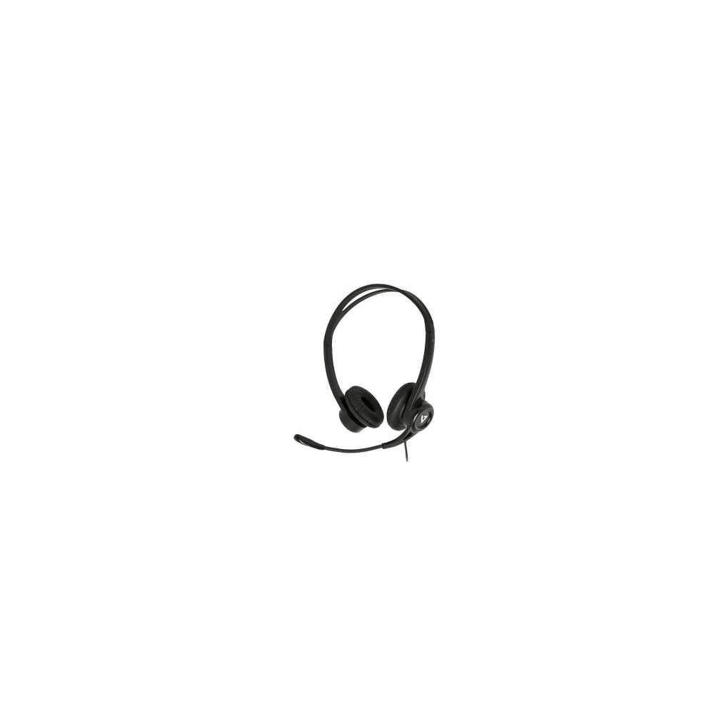 Casque V7 HU311-2EP - Micro - Filaire 1.8m - USB - Noir // Casque V7 HU311-2EP - Micro - Filaire 1.8m - USB - Noir //