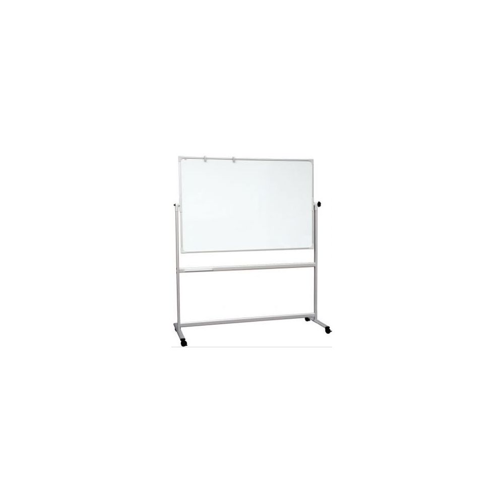 Tableau blanc rotatif 90 x 120 cm -Emaillé magnétique (roulettes) ** Tableau blanc rotatif 90 x 120 cm -Emaillé magnétique (roulettes) **