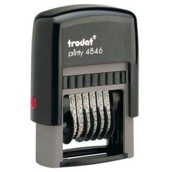 Numéroteur TRODAT Printy 4846 - 6 chif. - Encr. autom. 4mm