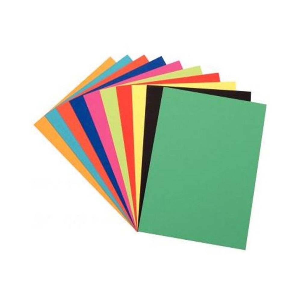 Papier cartonné A4 - 180 gr -Assortiment de couleurs - 30 pcs
