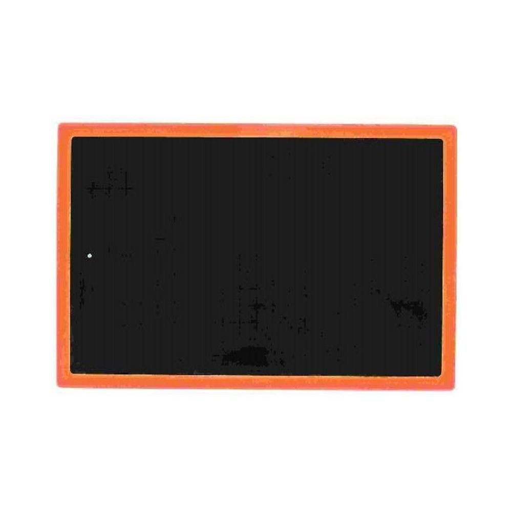 Ardoise noire 16 x 24cm - Cadre plast -1face unie/1face quad.