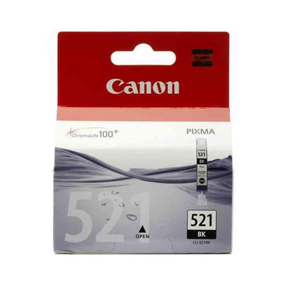 Cart CANON CLI521BK Noir - iP3600/4600 - MP540/620/630/980