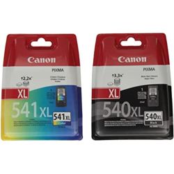 Cart CANON PG540XL/CLI541XL - Pack noir+couleurs