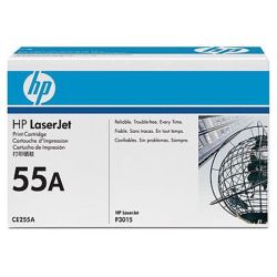 Toner HP - CE255A - N°55A - LaserJet Pro P3015 (6 000 pages)