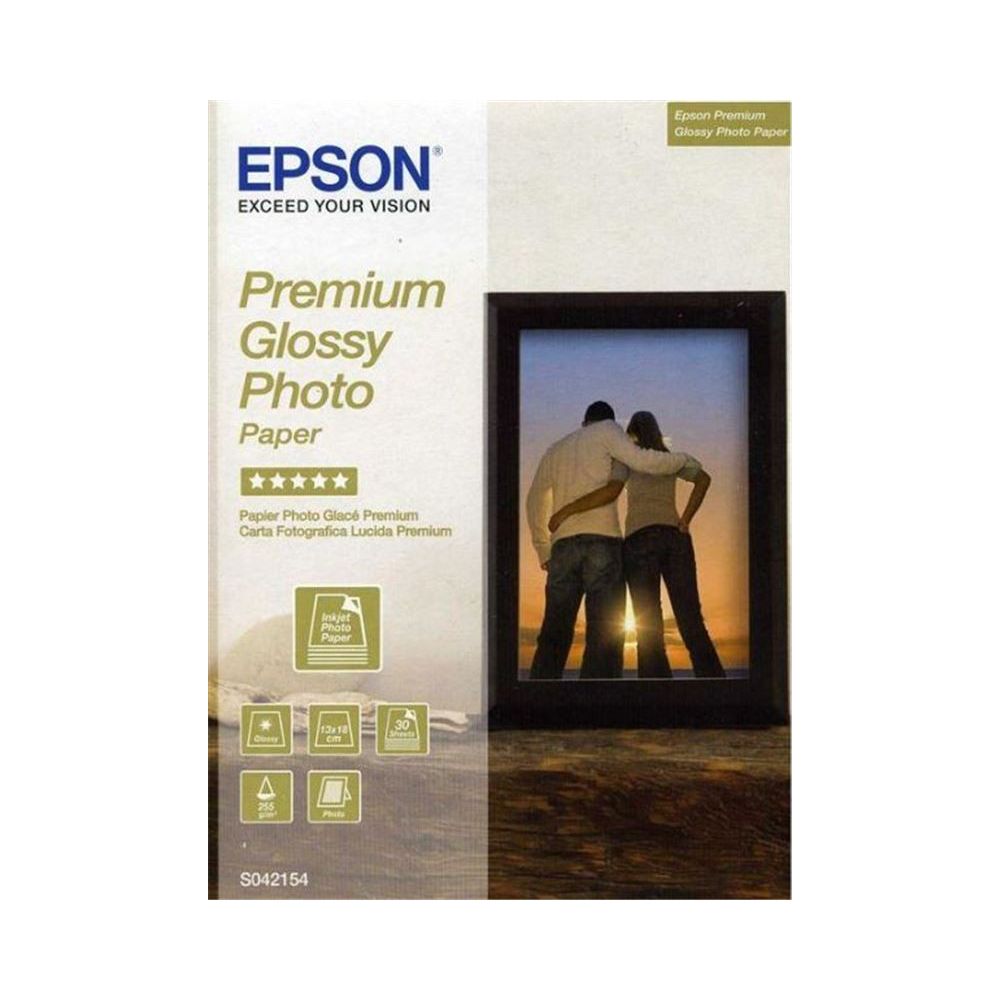 Epson Premium Glossy Photo Paper - 13x18cm - 30 Feuilles