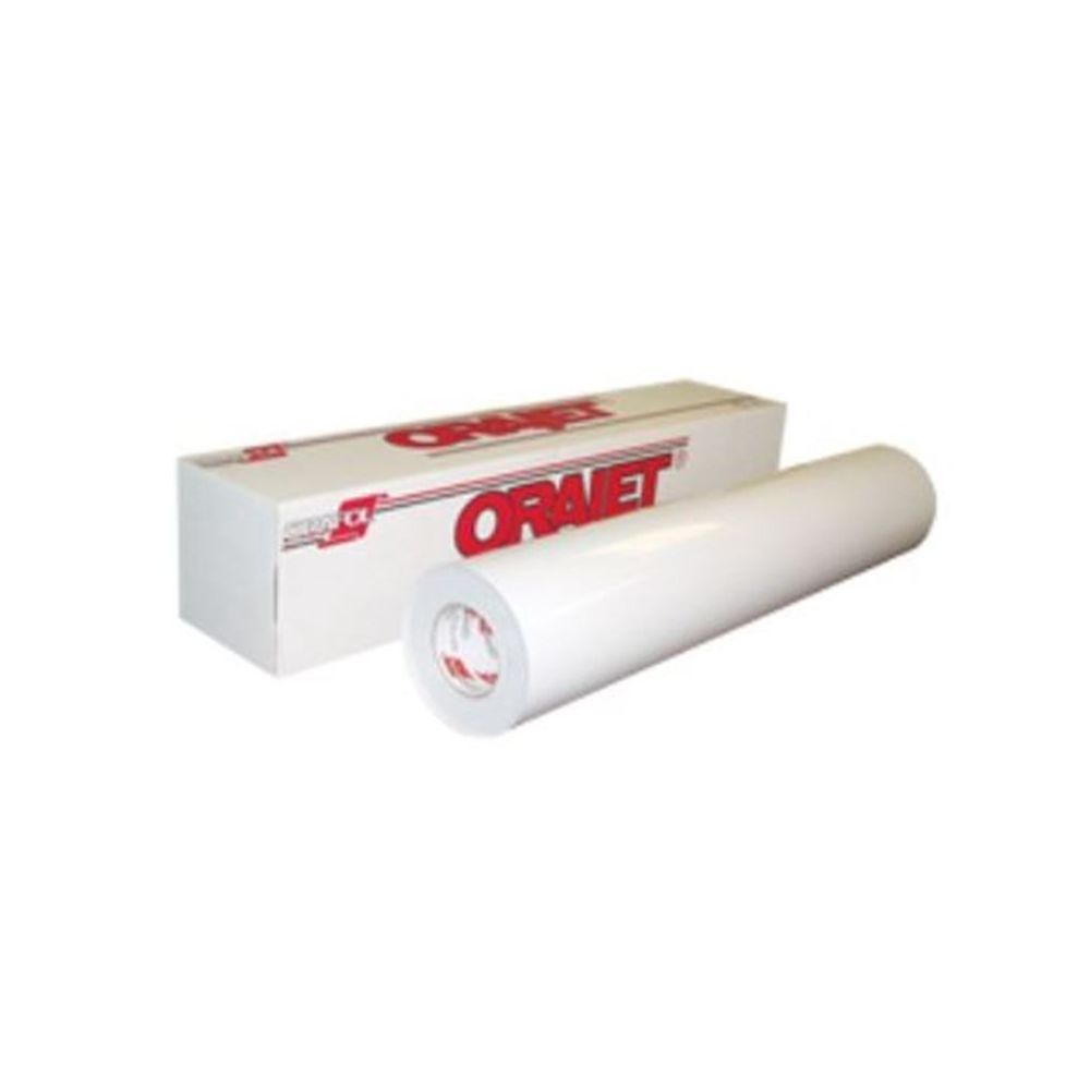 Roul. Orajet 3105 - 1370mmx50m - Vinyl Polymère blanc brillant 100µm