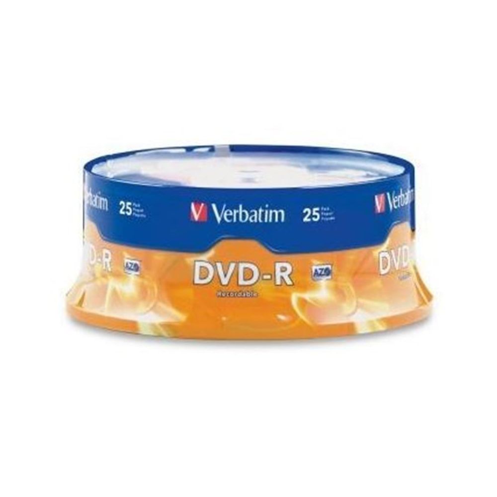 DVD-R VERBATIM 4.7Go - Spindle box - 16X (par 25)