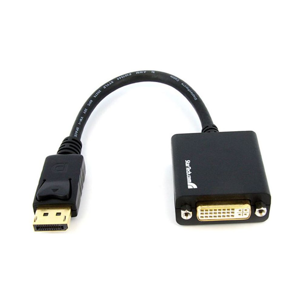 Convertisseur DisplayPort (M) vers DVI (F) - câble 10 cm
