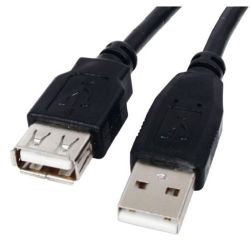 Cable rallonge USB 2.0 - AF/AM 1.8 mètres