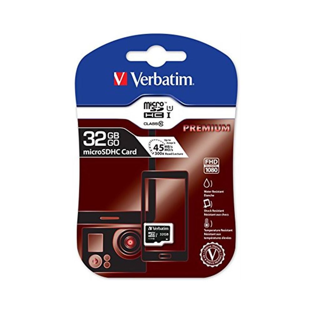 Verbatim Premium mémoire flash 32 Go MicroSDHC Classe 10