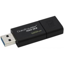 Clé USB 3.0 128 Go KINGSTON DataTraveler 100 G3 - Noir