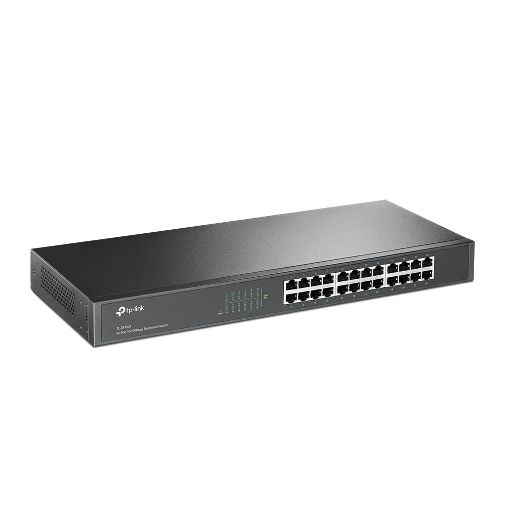 TP-LINK TL-SF1024 commutateur réseau Non-géré Fast Ethernet (10 100) Noir