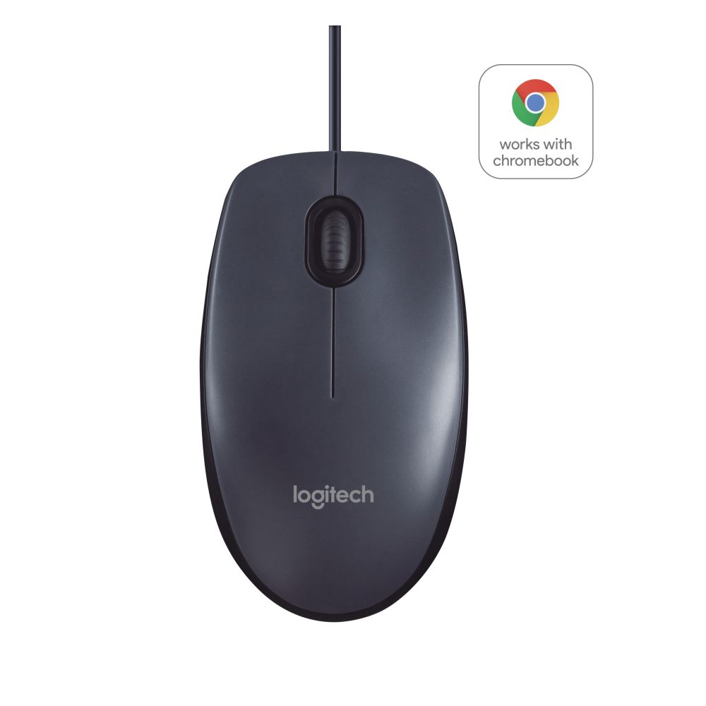 Logitech B100 souris Ambidextre USB Type-A Optique 800 DPI Logitech B100 souris Ambidextre USB Type-A Optique 800 DPI