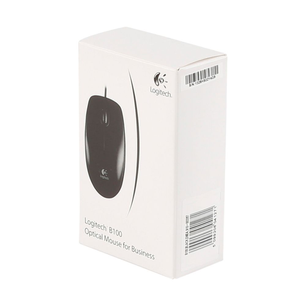 Logitech B100 souris Ambidextre USB Type-A Optique 800 DPI Logitech B100 souris Ambidextre USB Type-A Optique 800 DPI