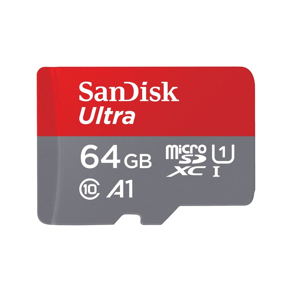 CARTE MEMOIRE SANDISK MICRO SD 64GB CLASSE 10 - Vente de Matériel, Mobilier  & Accessoires Informatiques