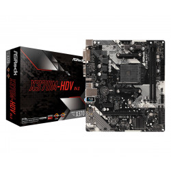 Asrock X370M-HDV R4.0 AMD Promontory X370 Emplacement AM4 micro ATX