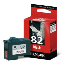 Cart LEXMARK N°82 noire - 18L0032 - Z55/65 / X5130/5150/5190/6150
