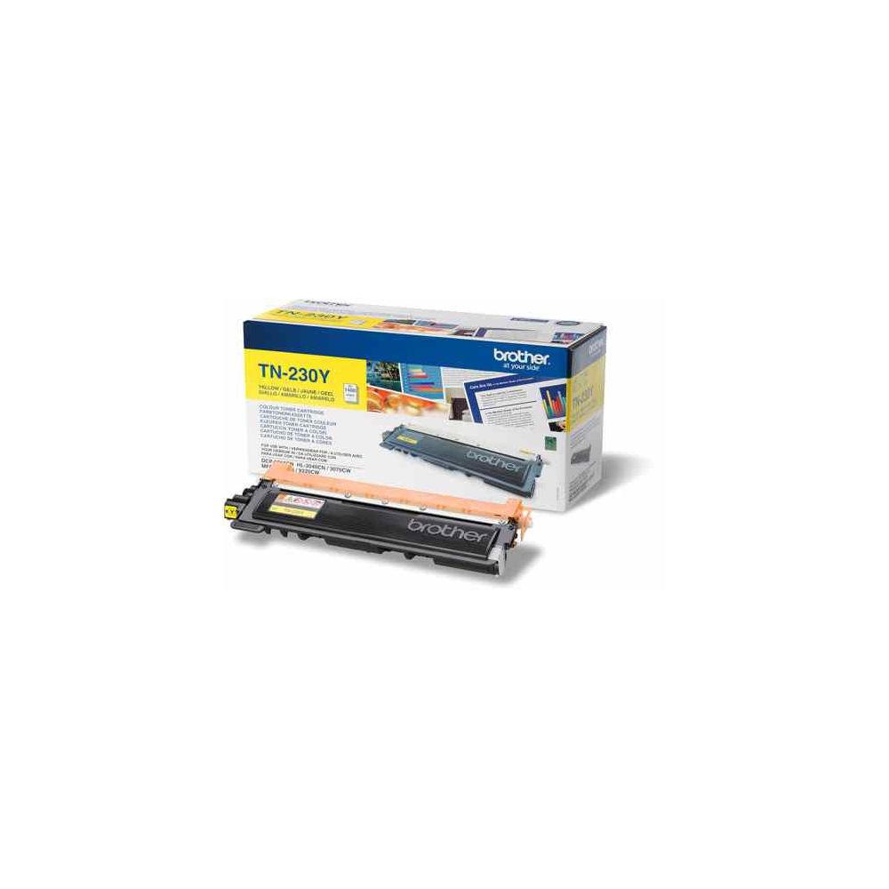 Toner BROTHER - TN-230Y - Jaune - HL-3040 (1 400 pages)
