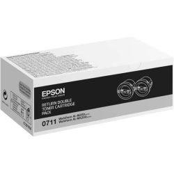Toner EPSON - C13S050711 -WorkForce AL-M200 - Pack (2x2500p.) Ecobox