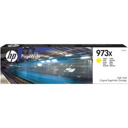 Cart HP N°973X - Jaune - F6T83AE - PageWide 86ml - 7 000 pages