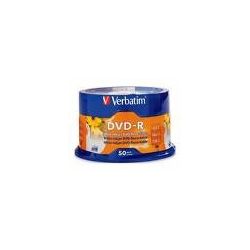 DVD-R VERBATIM imprimable 4.7Go - 16X blanc - (par 50)