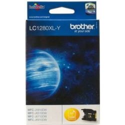 Cart BROTHER - LC1280Y XL - Jaune - MFC5910/6510/6710/6910