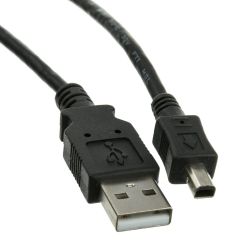Cable USB A vers miniB 4 pin**