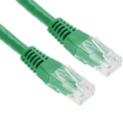 Cordon patch blindé Cat.6 F/UTP, RJ45 ,RJ45 cuivre 250Mhz - VERT  3m