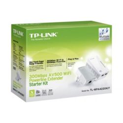Kit CPL x2 TP-LINK WPA4220KIT 600Mbps + WIFI 300Mbp