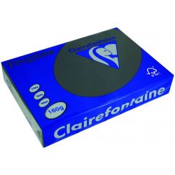 Rame A4 - 160g - Noir CLAIREFONTAINE (250 f.) - Ref: 1001