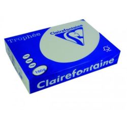 Rame A4 - 160g - Gris Perle CLAIREFONTAINE (250 f.) - Ref: 1041