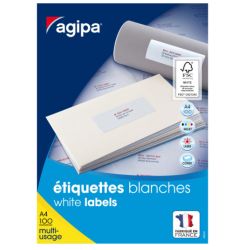 Etiquettes Multifonctions  38.1 x 21.2mm - 100 f. A4 - 6500 étiq dtes