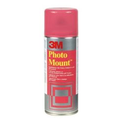 Colle en aerosol permanente 3M Photo Mount - 10m2 - 400 ml - ref:7024
