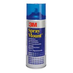 Colle en aerosol reposition. 3M Spray Mount - 10m2 - 400 ml- ref:7043