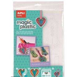 Feuilles APLI Magic Plastic + modèle (4 de chaque)