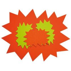 Carton éclaté AGIPA FLUO Jaune/Orange - 24 X 32cm (Par 25)