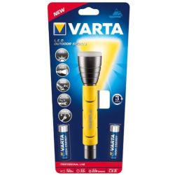 Lampe torche de poche LED VARTA Sports (avec 2 piles LR06 fournie)