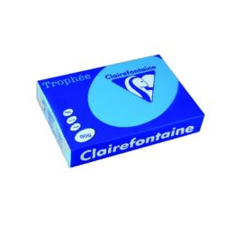 Rame A3 -  80g - Bleu Turquoise CLAIREFONTAINE (500 f.) - Ref: 1886