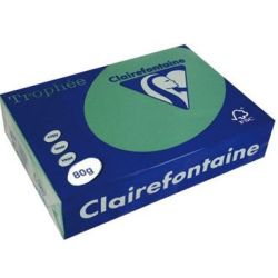 Rame A3 -  80g - Vert Sapin - CLAIREFONTAINE (500 f.) - Ref: 1896