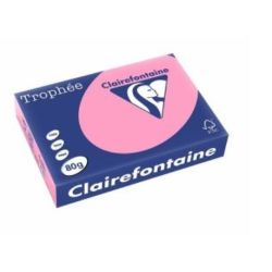 Rame A4 -  80g - Eglantine - CLAIREFONTAINE (500 f.) - Ref: 1997