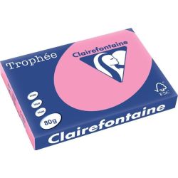 Rame A3 -  80g - Eglantine - CLAIREFONTAINE (500 f.) - Ref: 1998
