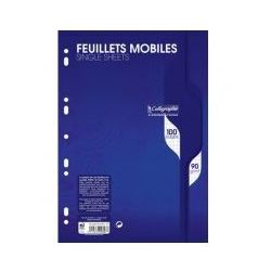 Feuillets mobiles - 90gr - A4 - 5 x 5 - 100 pages CLAIREFONTAINE